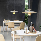 Tiered Disk Pendant Light
