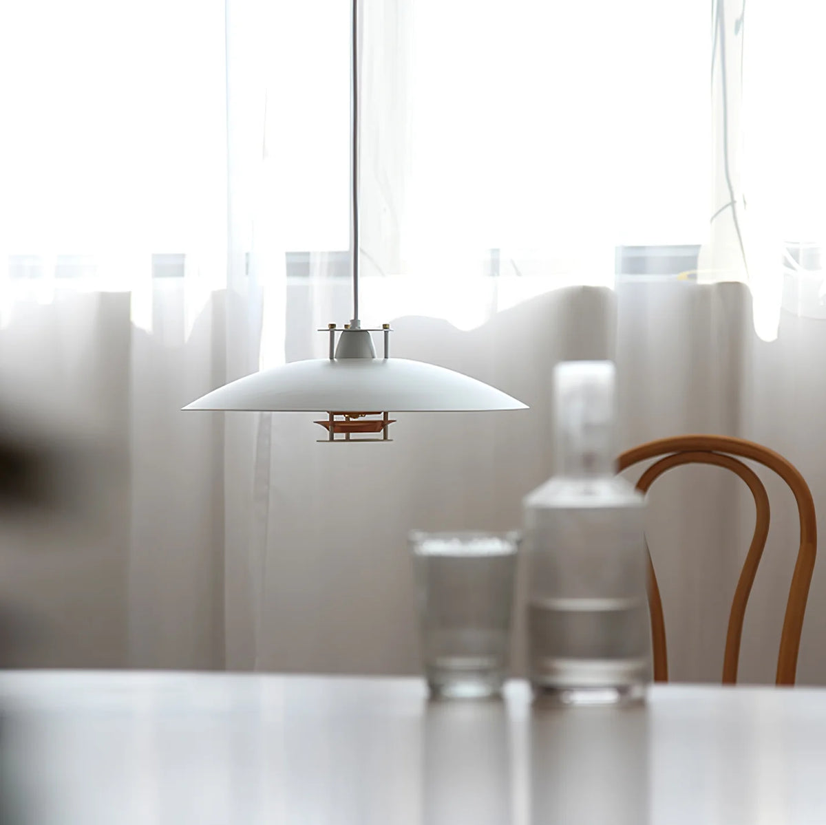 Tiered Disk Pendant Light