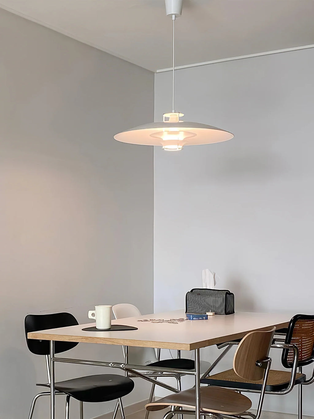 Tiered Disk Pendant Light