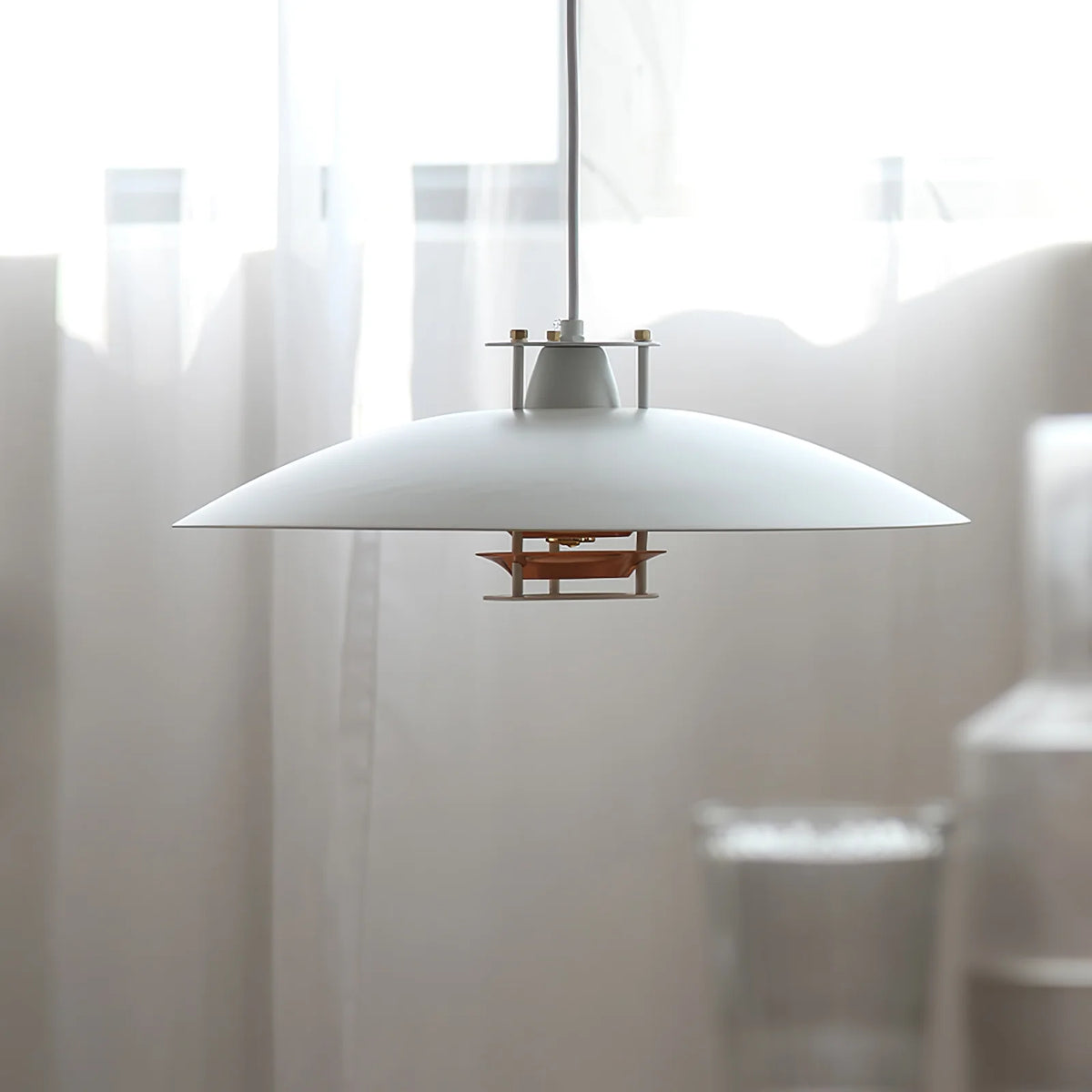 Tiered Disk Pendant Light