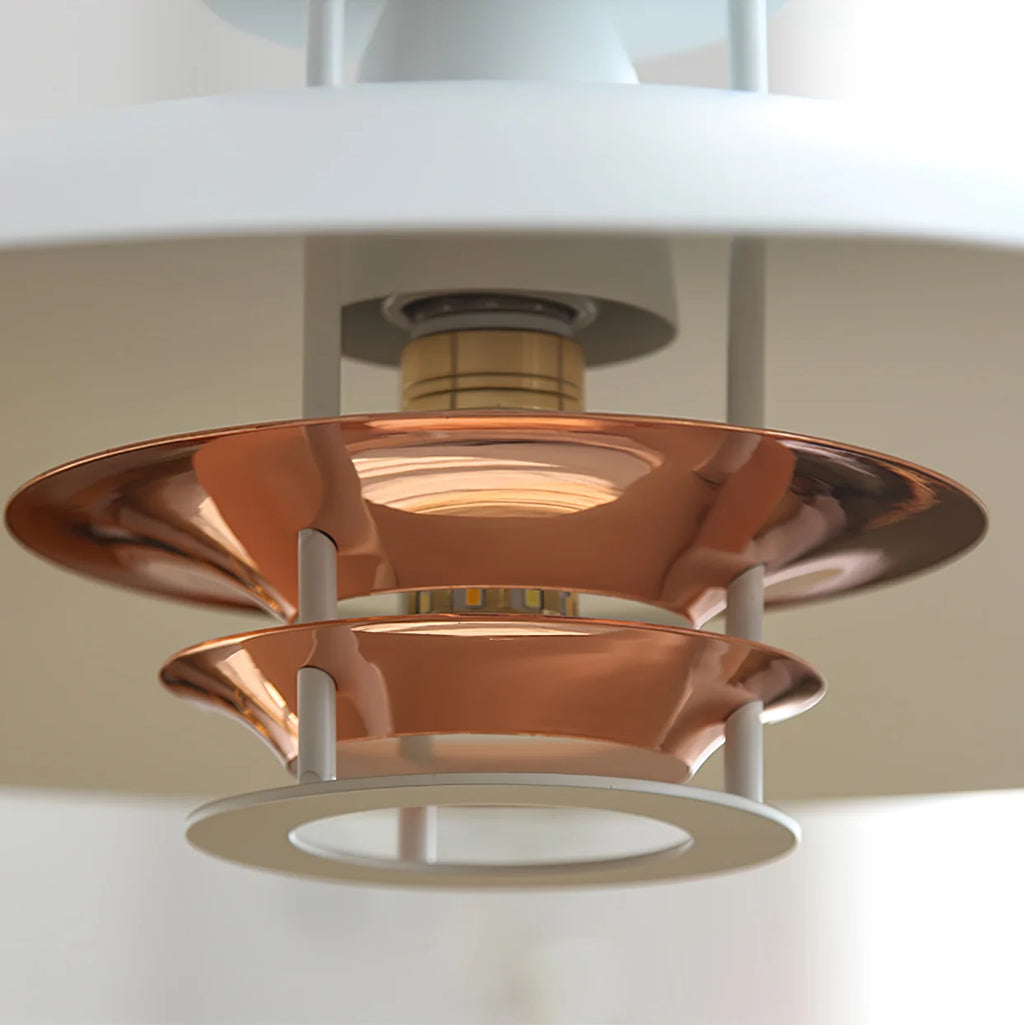 Tiered Disk Pendant Light