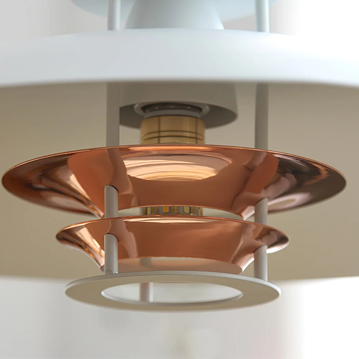 Tiered Disk Pendant Light