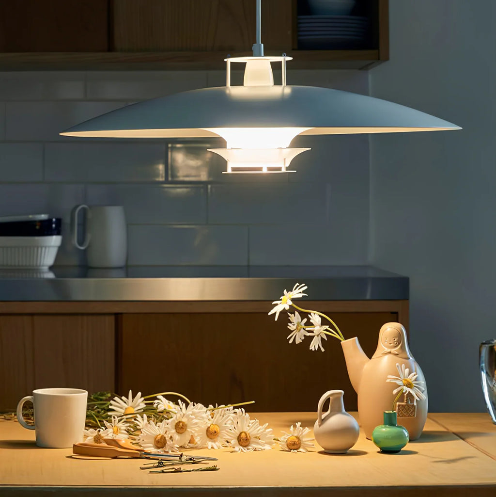 Tiered Disk Pendant Light
