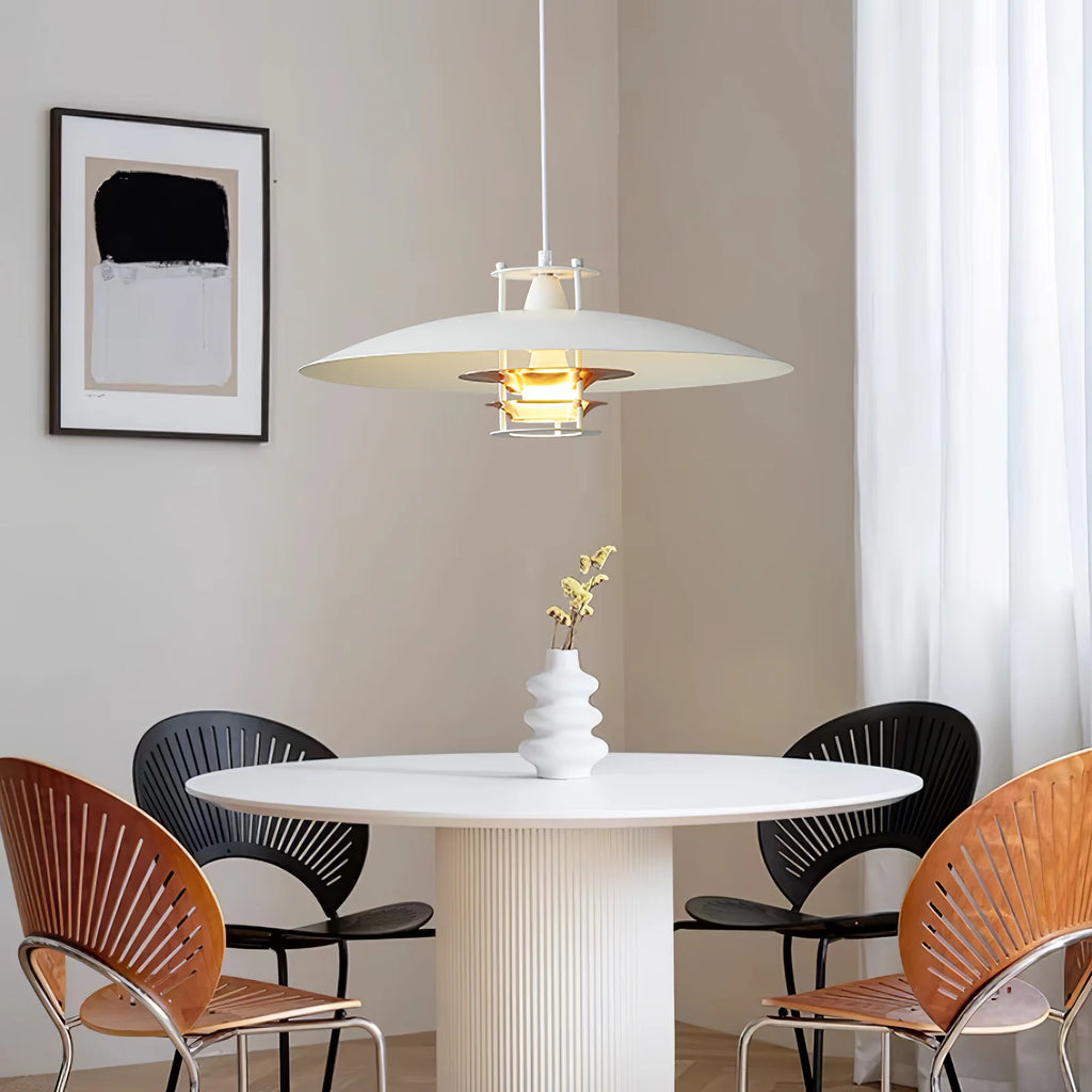 Tiered Disk Pendant Light