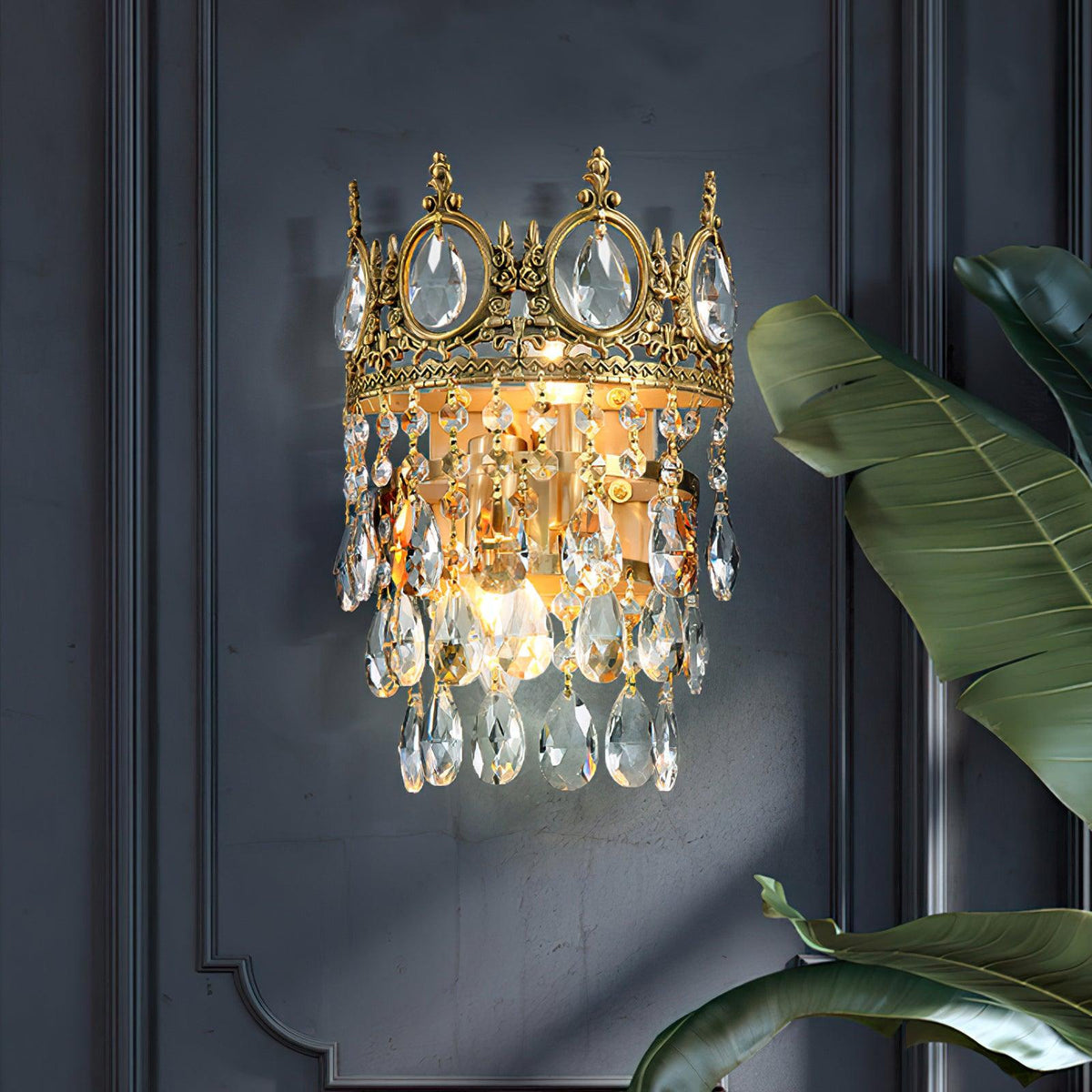 Vintage Crystal Wall lamp