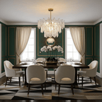 Wave Glass Chandelier