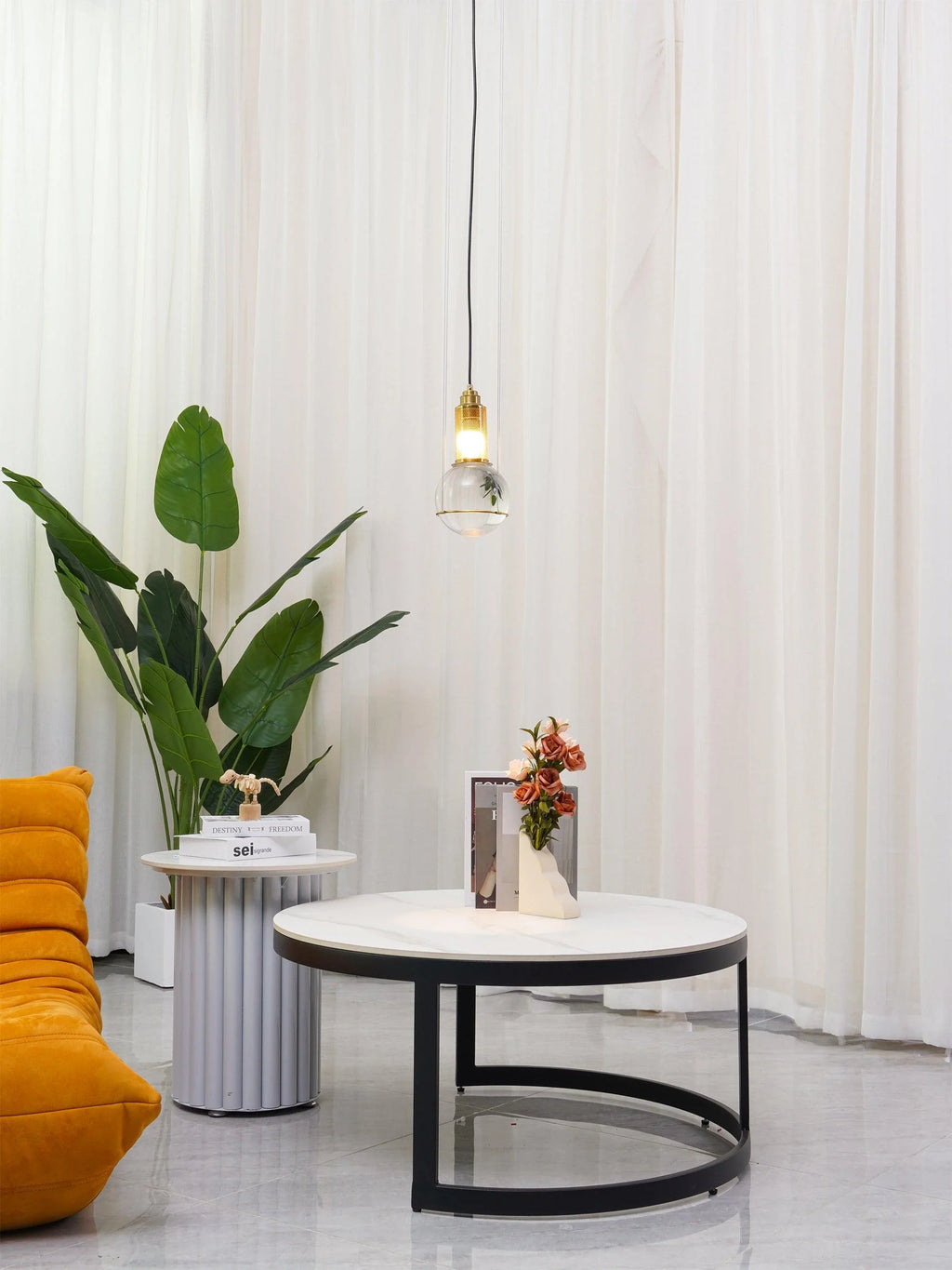 Floating Globe Pendant Light