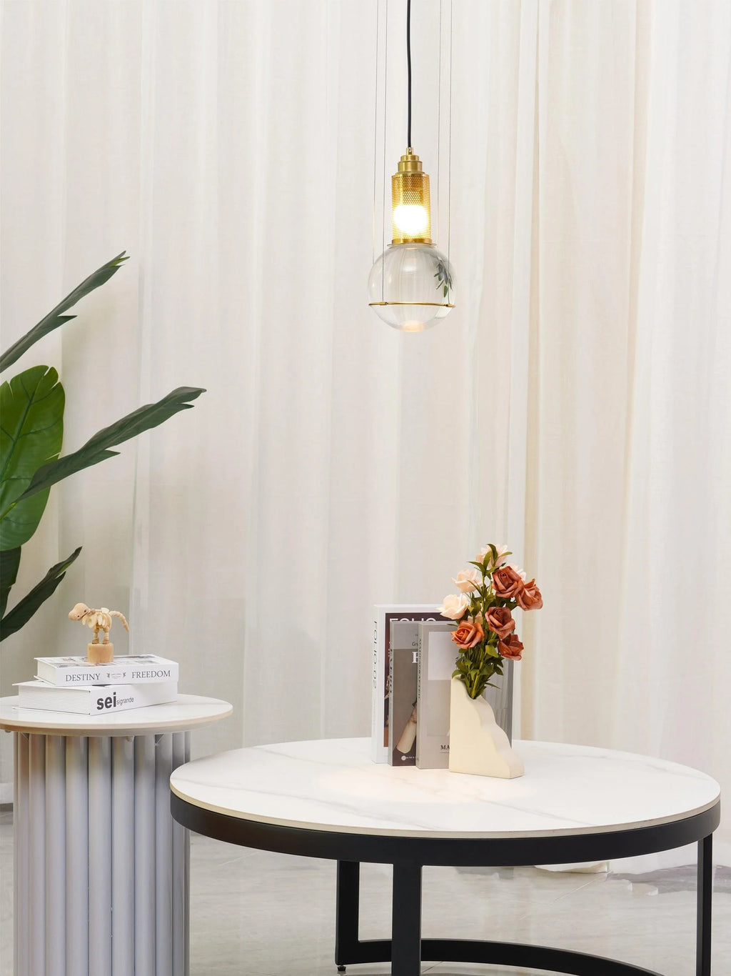 Floating Globe Pendant Light