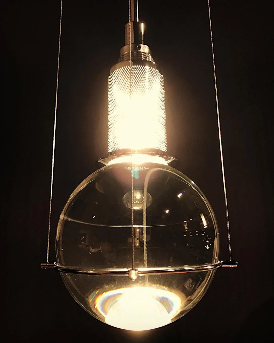 Floating Globe Pendant Light
