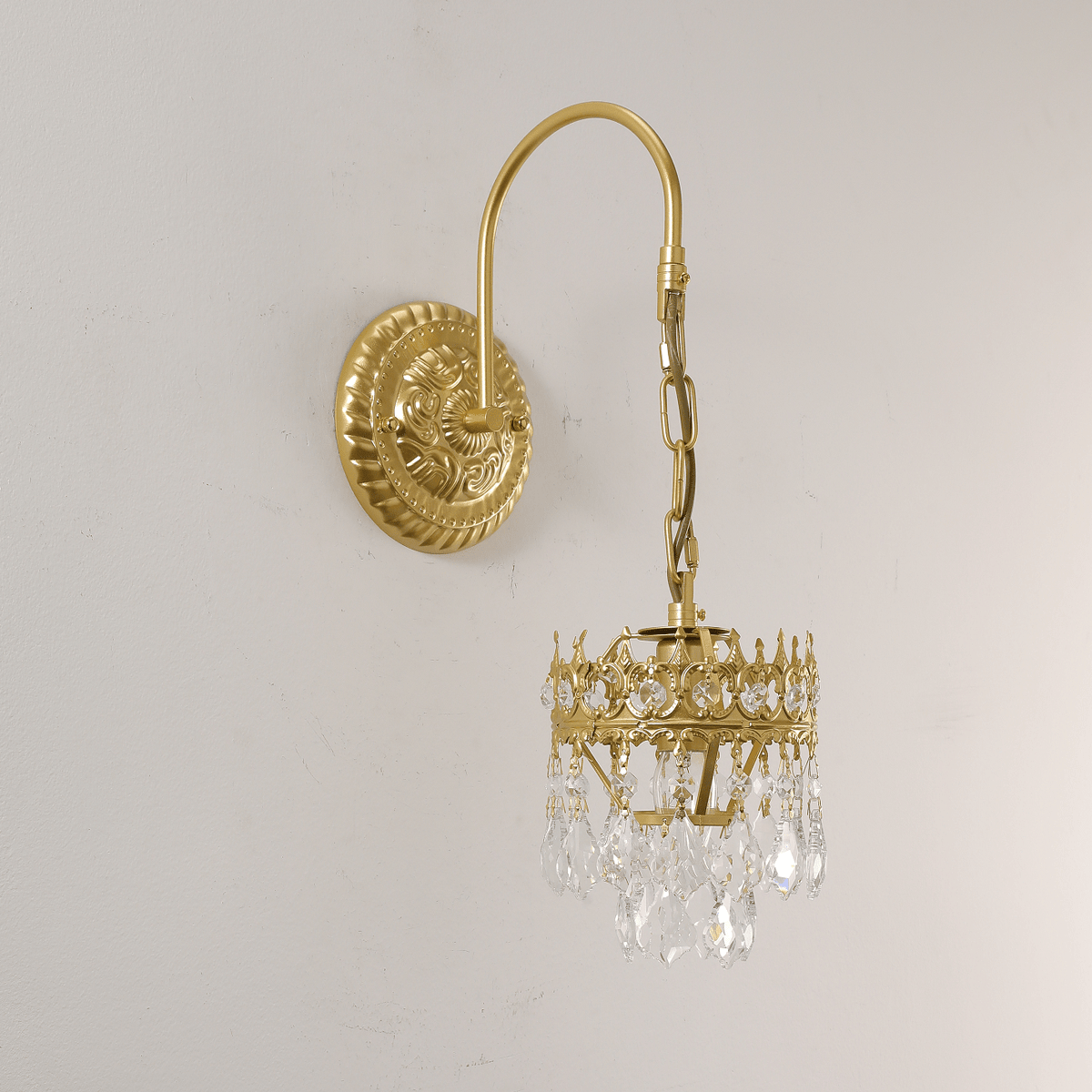 Crystal Crown Sconce