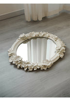 Floral Carve Vanity Mirror