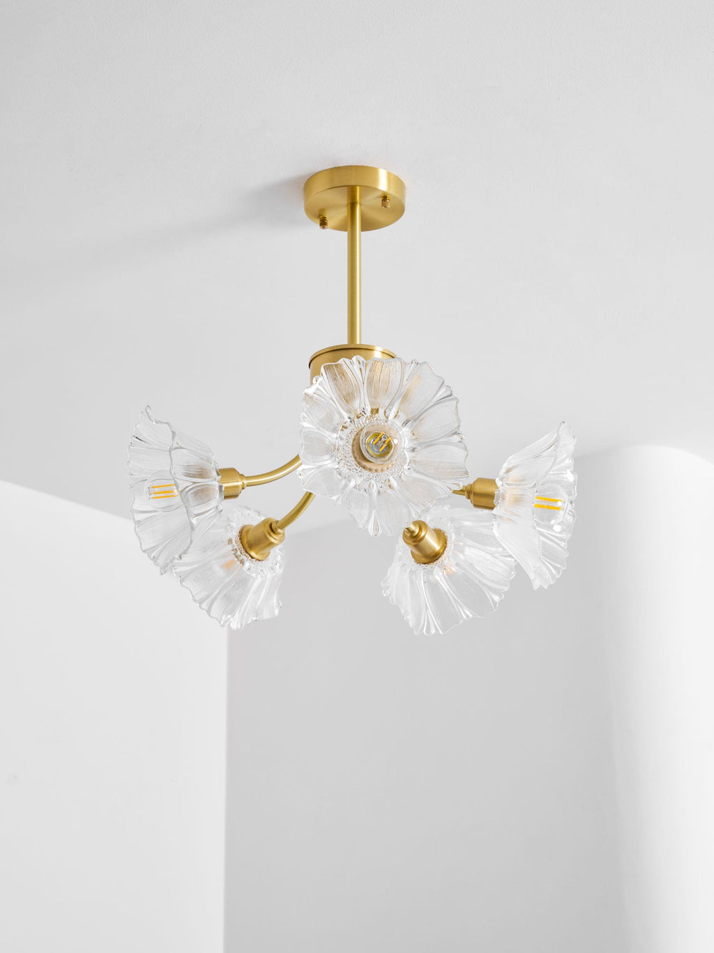Kalin Flower Glass Chandelier