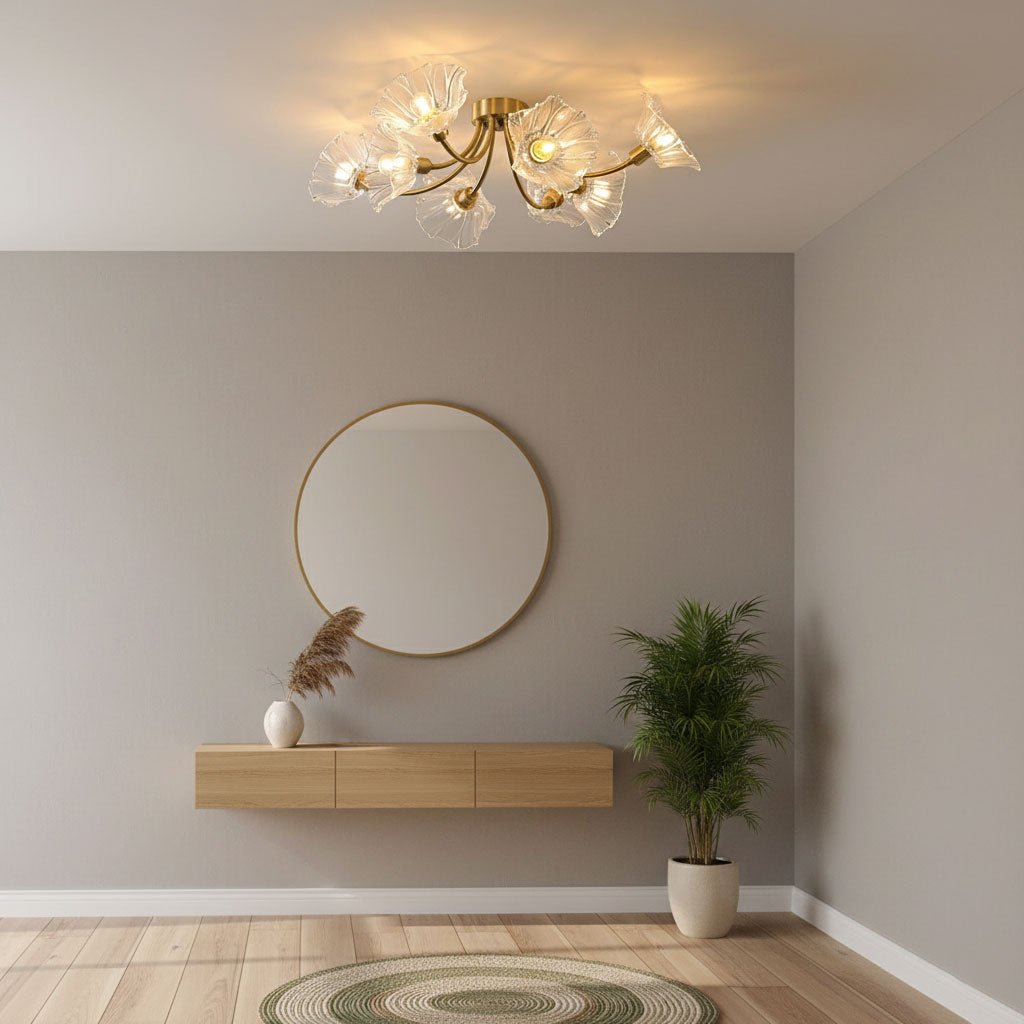 Kalin Flower Glass Ceiling Lamp