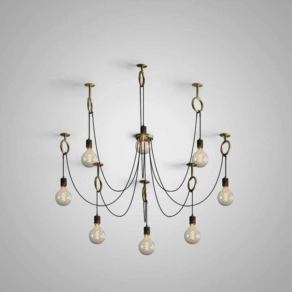 Industrial Spider Chandelier