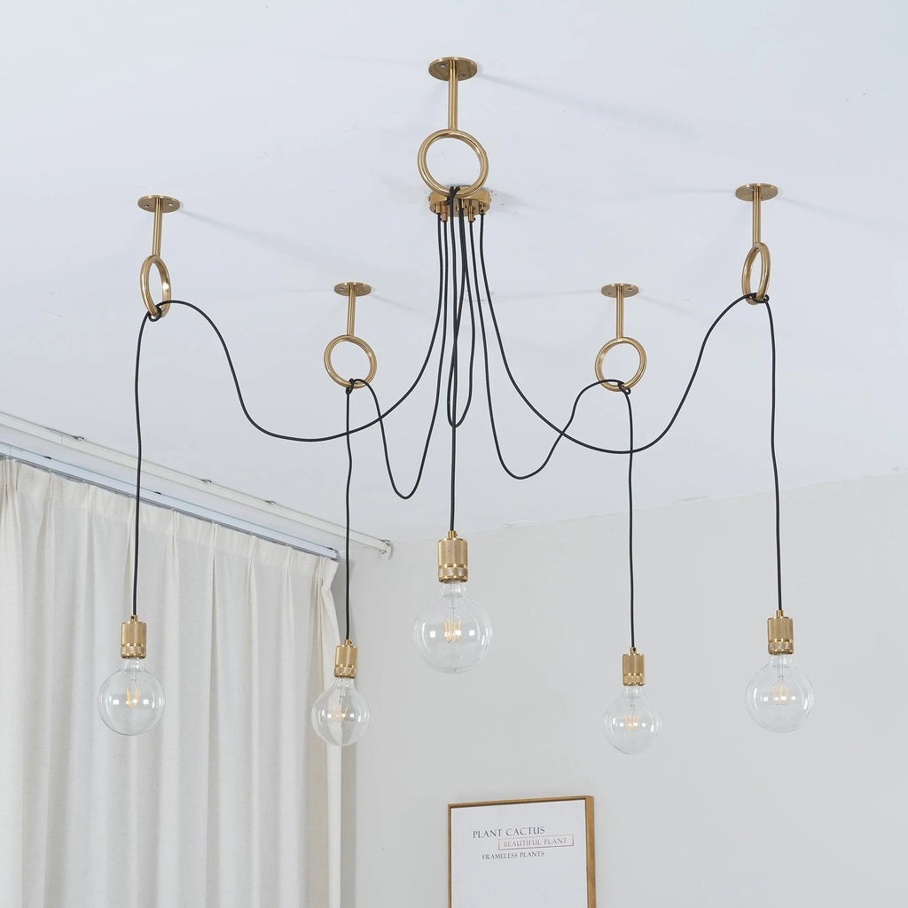 Industrial Spider Chandelier