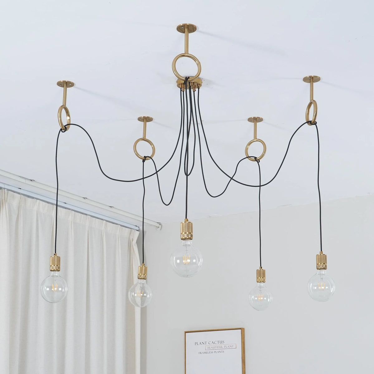 Industrial Spider Chandelier