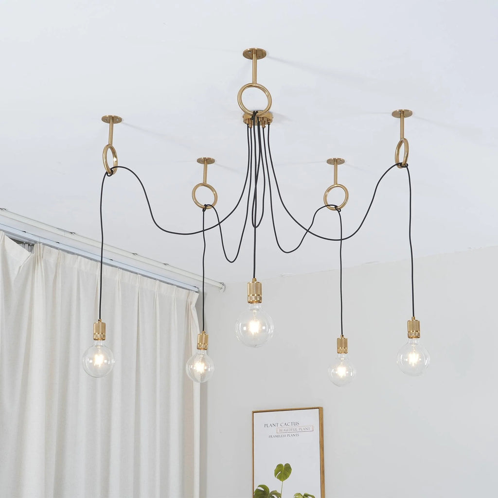 Industrial Spider Chandelier
