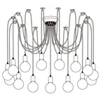 Spider Ceiling Chandelier