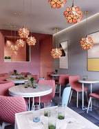 Glass Petal Pendant Light
