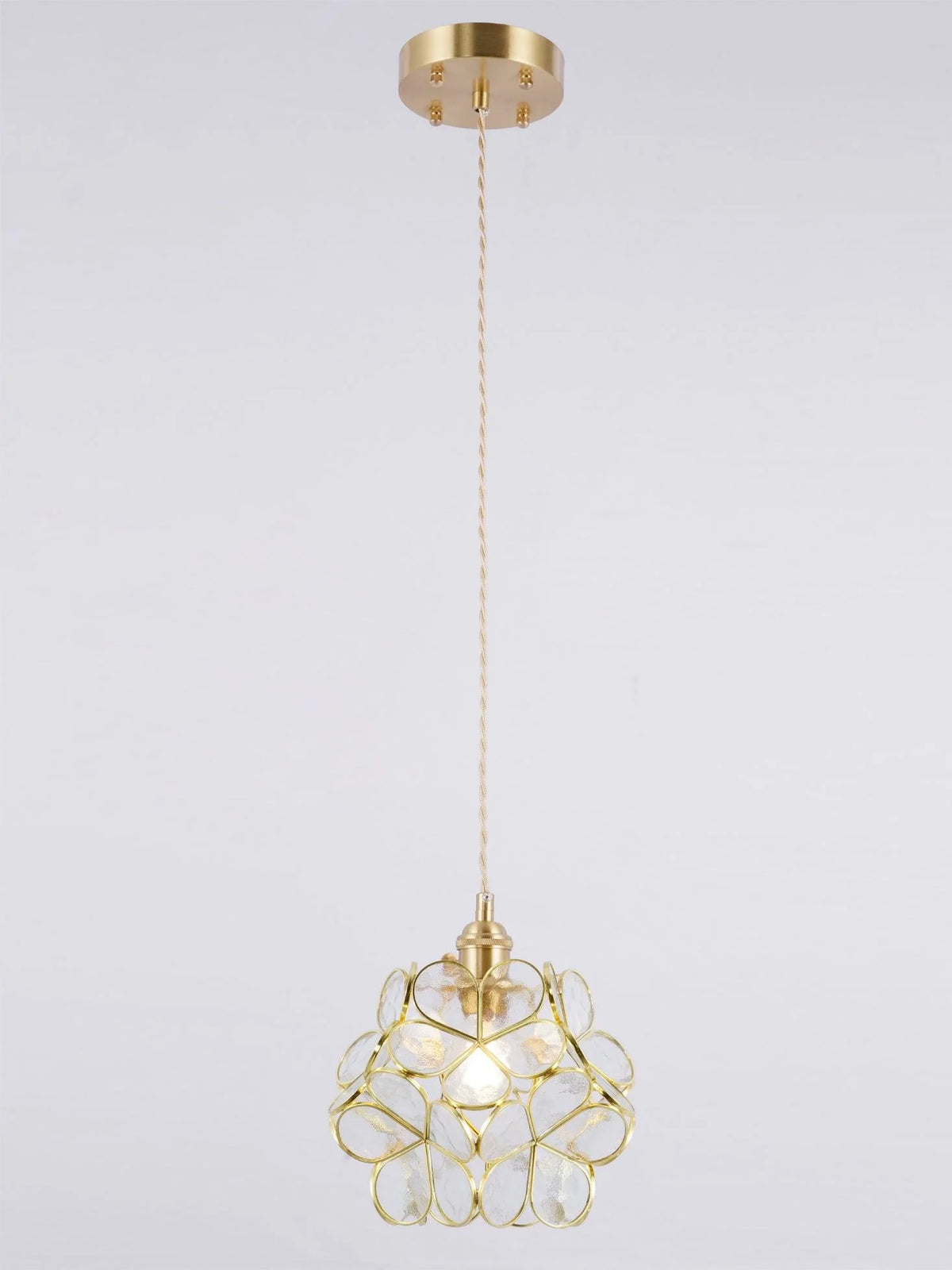 Glass Petal Pendant Light