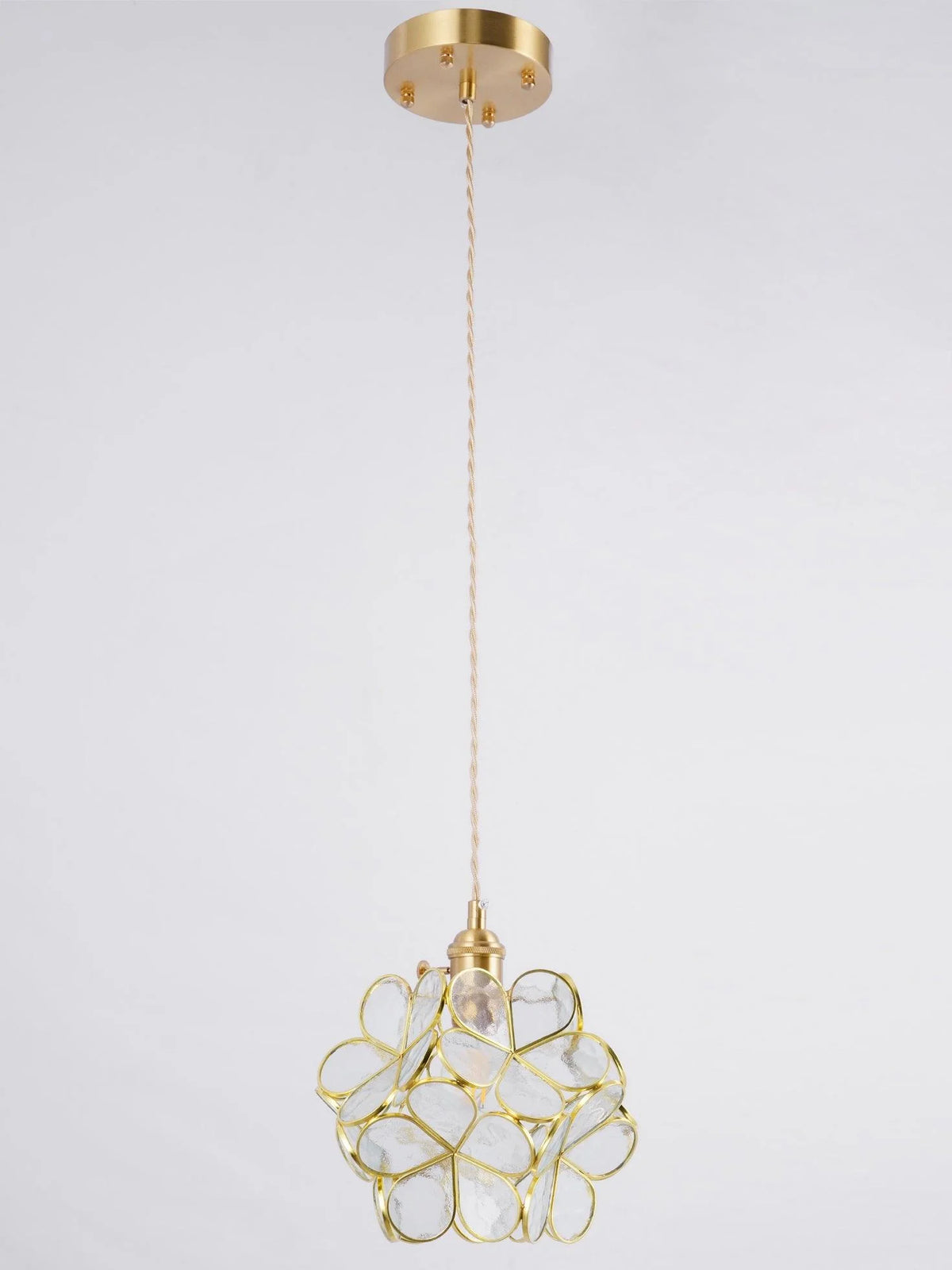 Glass Petal Pendant Light