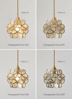 Glass Petal Pendant Light
