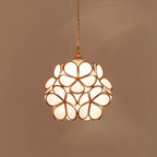 Glass Petal Pendant Light