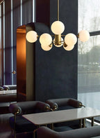 Marlowe Opal Globe Chandelier