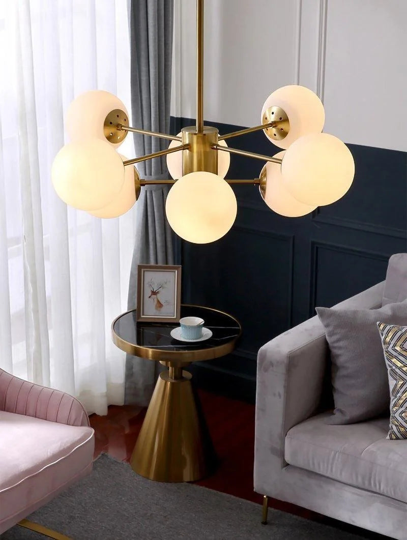 Marlowe Opal Globe Chandelier