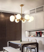Marlowe Opal Globe Chandelier