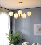 Marlowe Opal Globe Chandelier