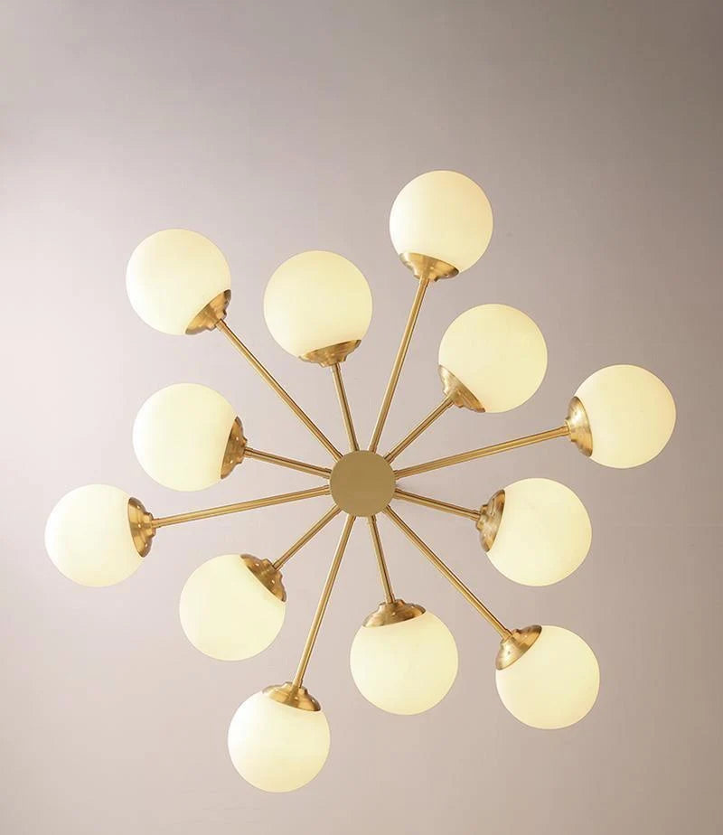 Marlowe Opal Globe Chandelier