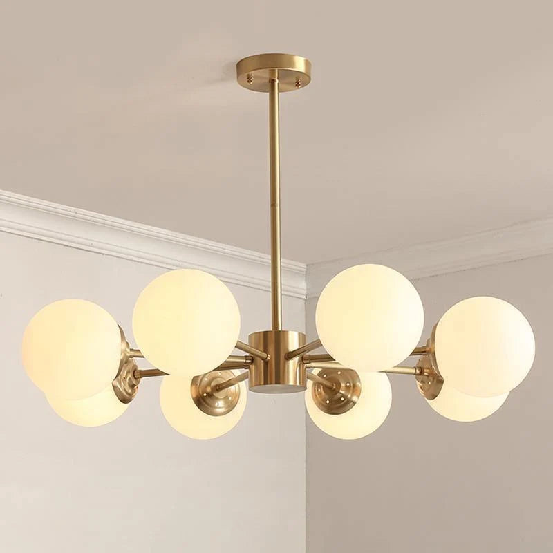 Marlowe Opal Globe Chandelier