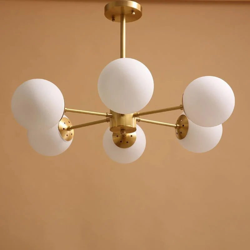 Marlowe Opal Globe Chandelier