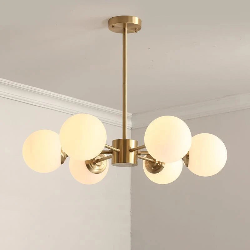 Marlowe Opal Globe Chandelier
