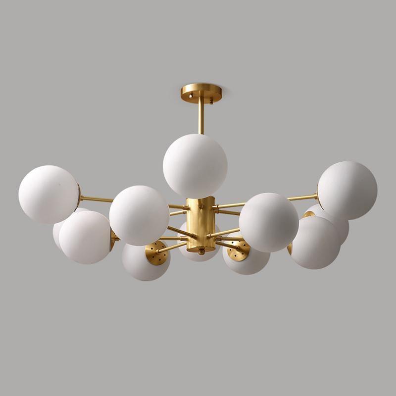 Marlowe Opal Globe Chandelier
