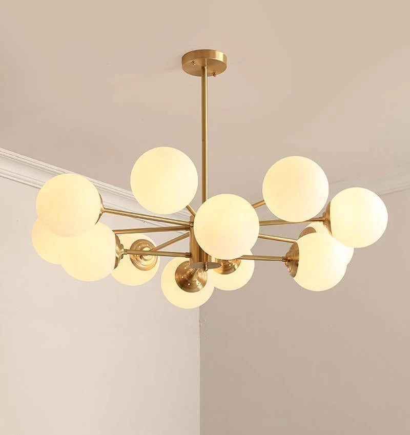 Marlowe Opal Globe Chandelier