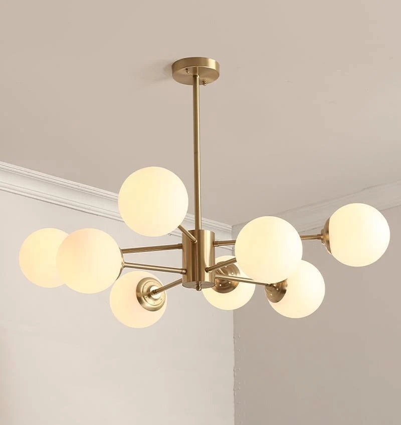 Marlowe Opal Globe Chandelier