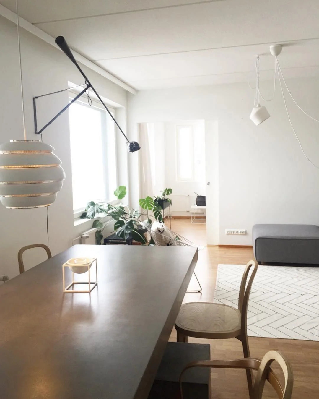 Long Arm Wall Lamp