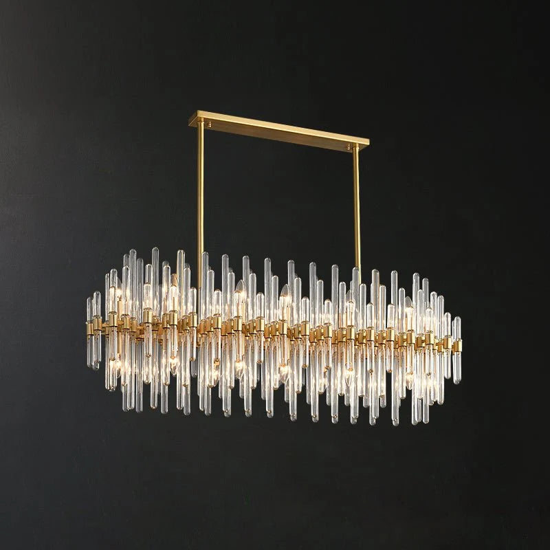 Vintage Antique Brass Chandelier