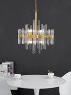 Vintage Antique Brass Chandelier