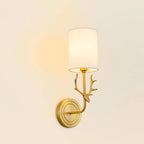 Brass Deer Head Wall Light