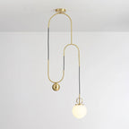 Glass Ball Pendant Lamp