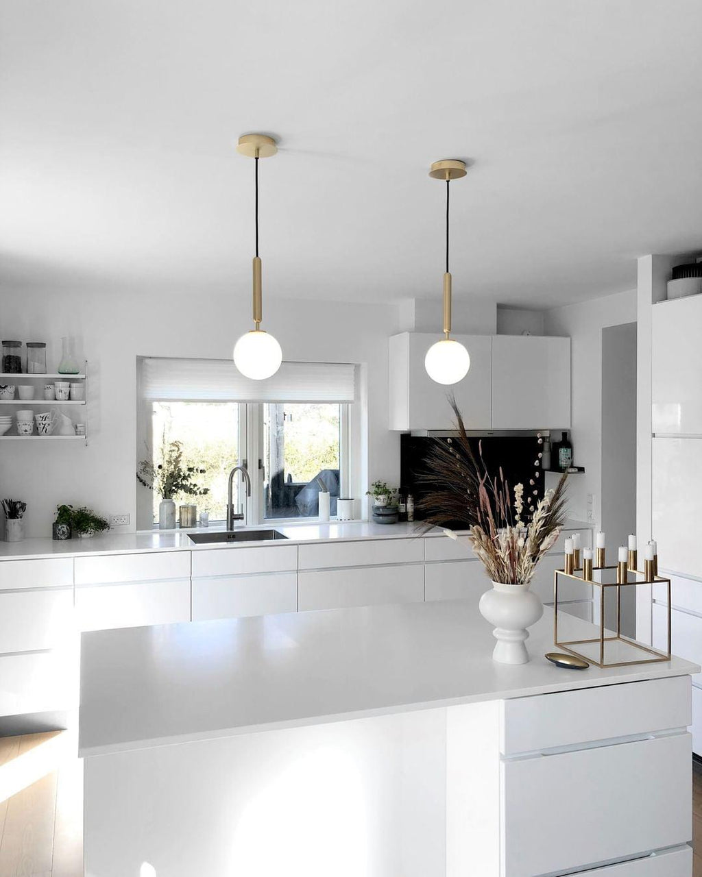 Miira Brass Pendant Light