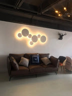 Geometric Disc Wall Lamp