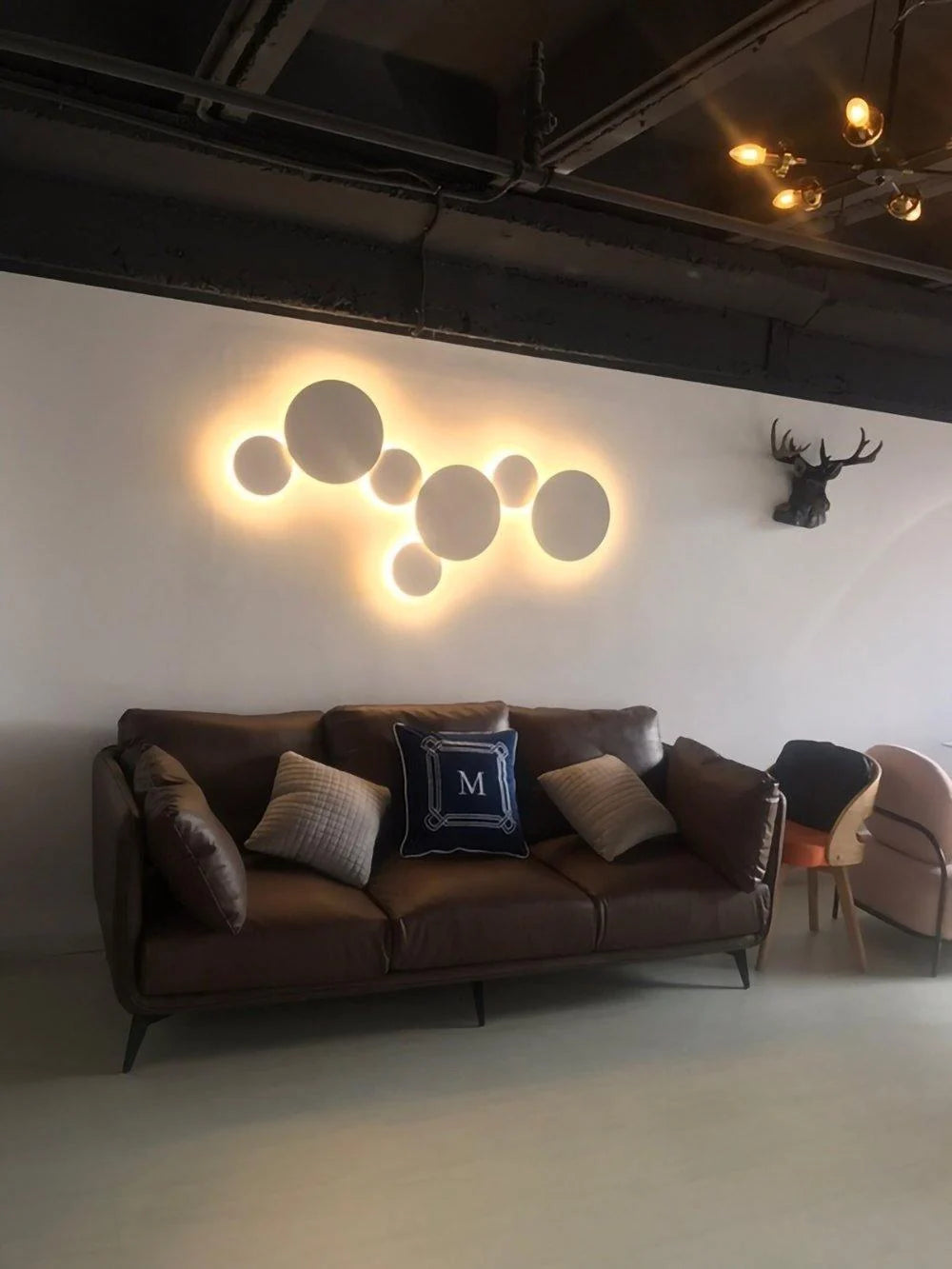 Geometric Disc Wall Lamp