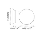 Geometric Disc Wall Lamp