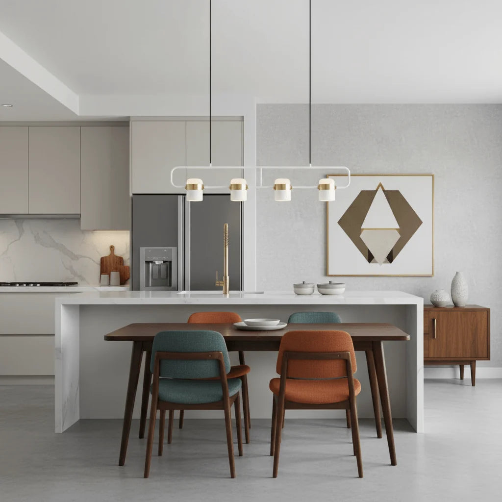 Adjustable Glass Pendant Light