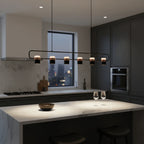 Adjustable Glass Pendant Light