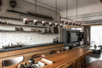 Adjustable Glass Pendant Light